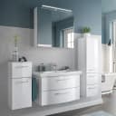 Badezimmerset 6005 IV 4-teilig 171cm Weiß/Hochglanz Weiß | Weiß