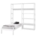 Regal mit Bett | Weiß