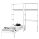 Regal mit Bett II | Weiß