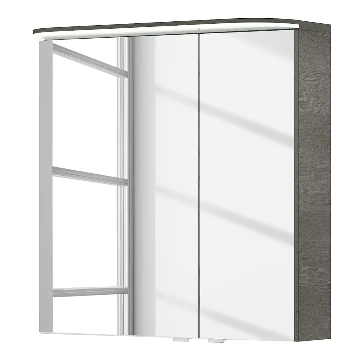 Spiegelschrank Balto 70cm Grau/Graphit | Grau