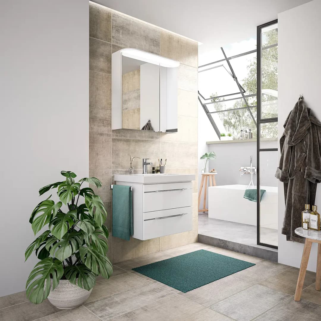 Badezimmerset Balto I | Weiß