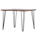 Esstisch Balleroy 100cm Schwarz/Braun | Braun