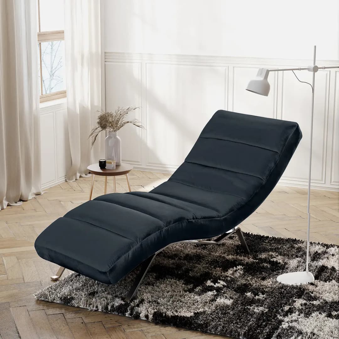 Relaxliege Kasson | Schwarz