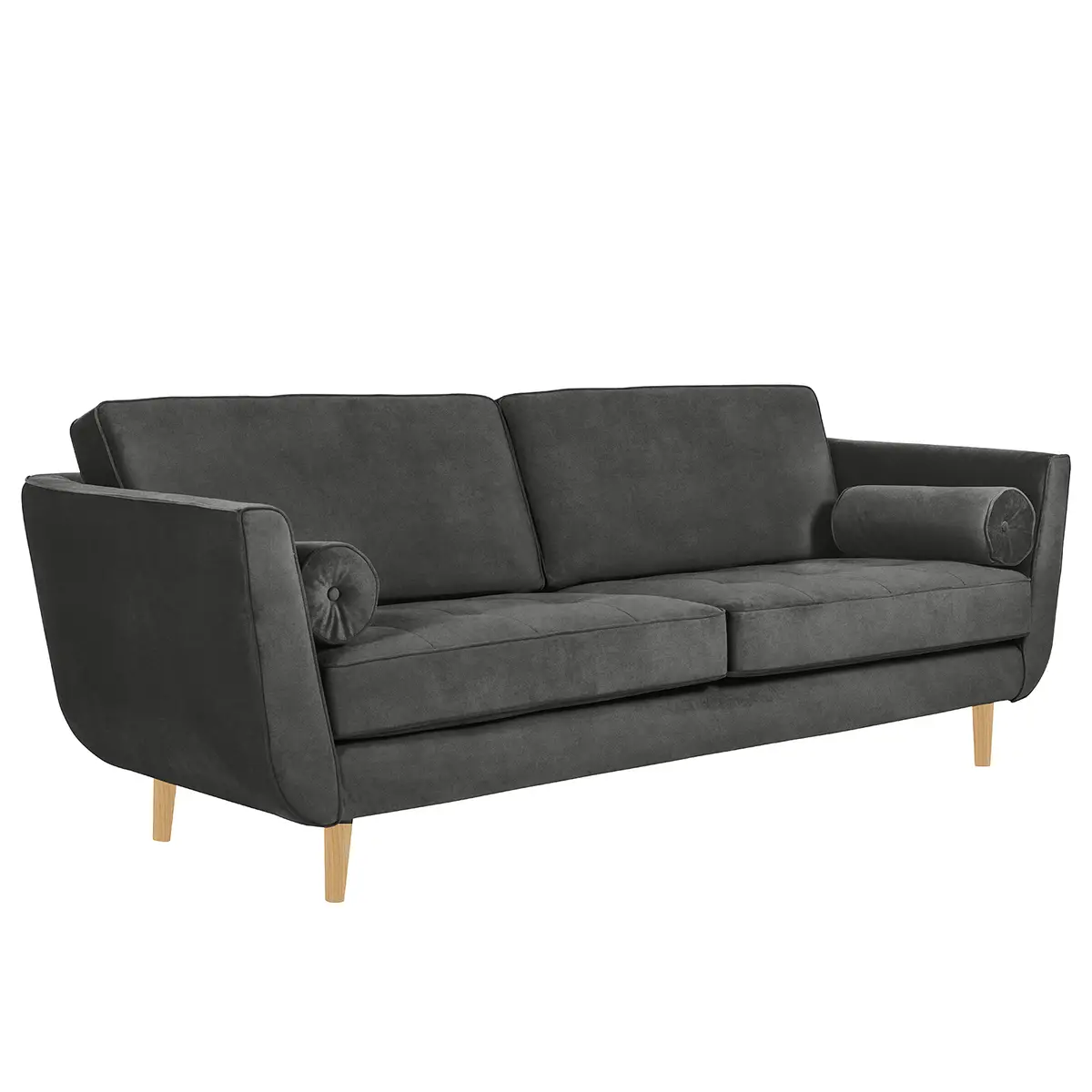 Sofa Vieux Lyon 3-Sitzer | Grau