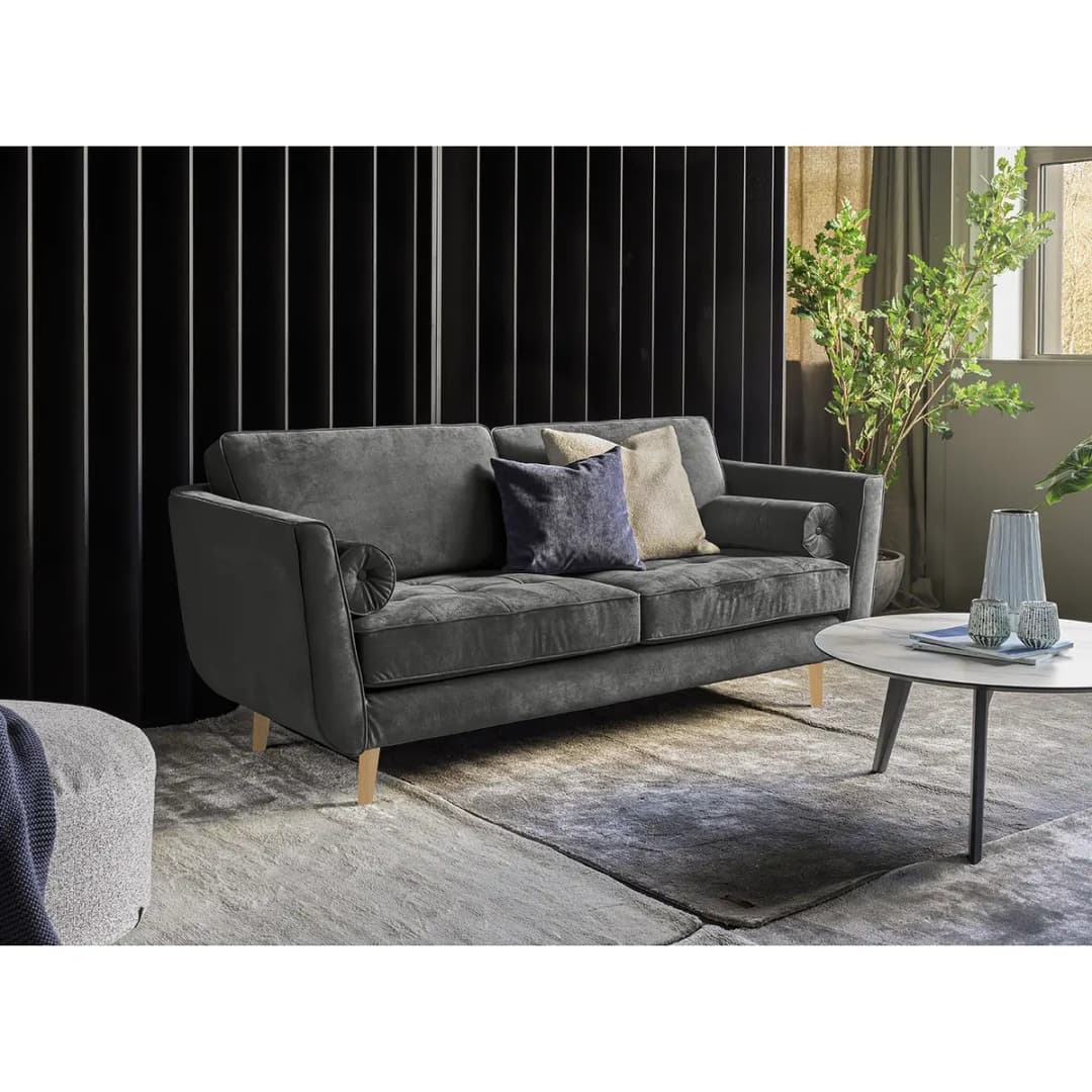 Sofa Vieux Lyon 2,5-Sitzer Grau | Grau