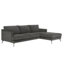 Ecksofa Vieux Bourg | Grau