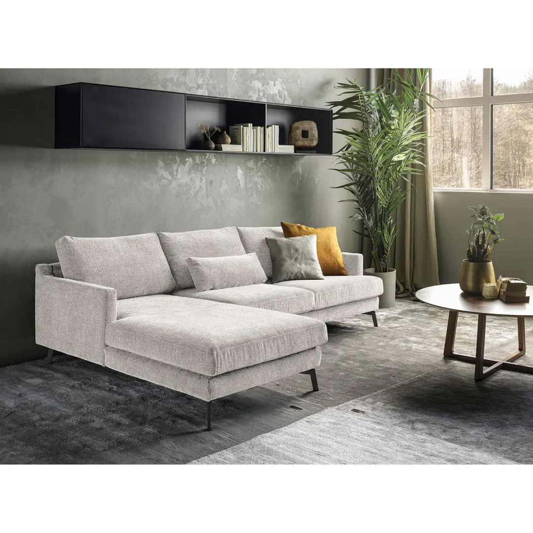 Ecksofa Vieux Bourg | Grau