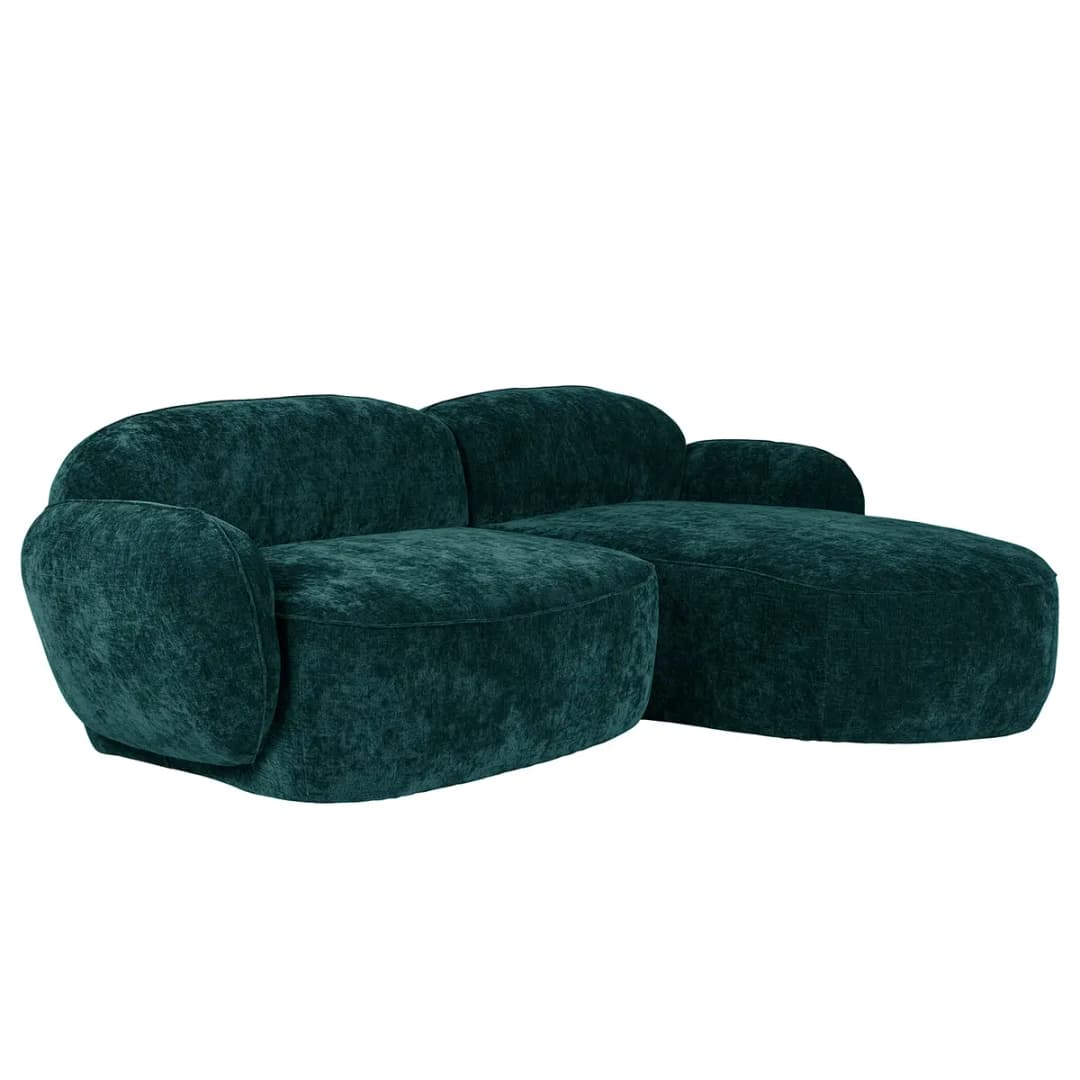Ecksofa Viborg | Blau