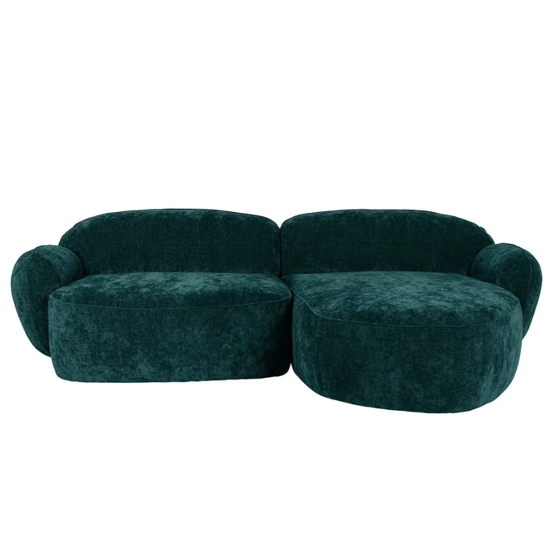 Ecksofa Viborg | Blau