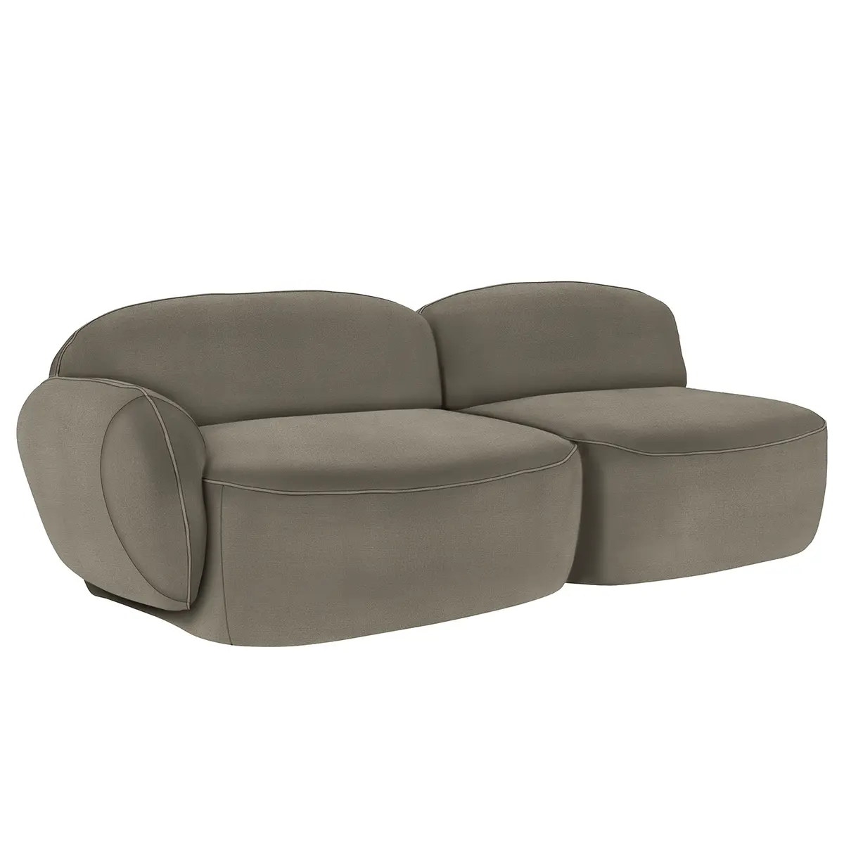Sofa Vieux Colpo 2-Sitzer | Grau