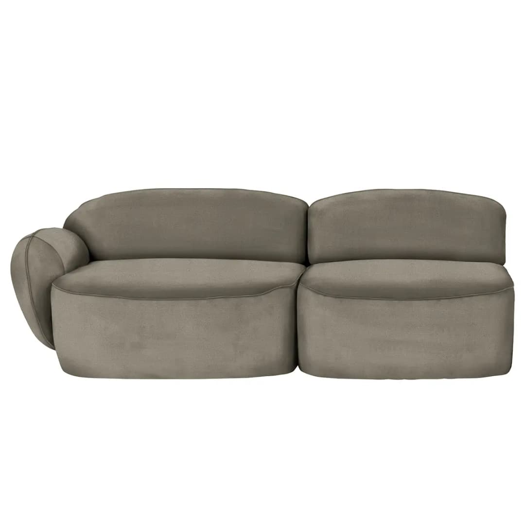 Sofa Vieux Colpo 2-Sitzer | Grau