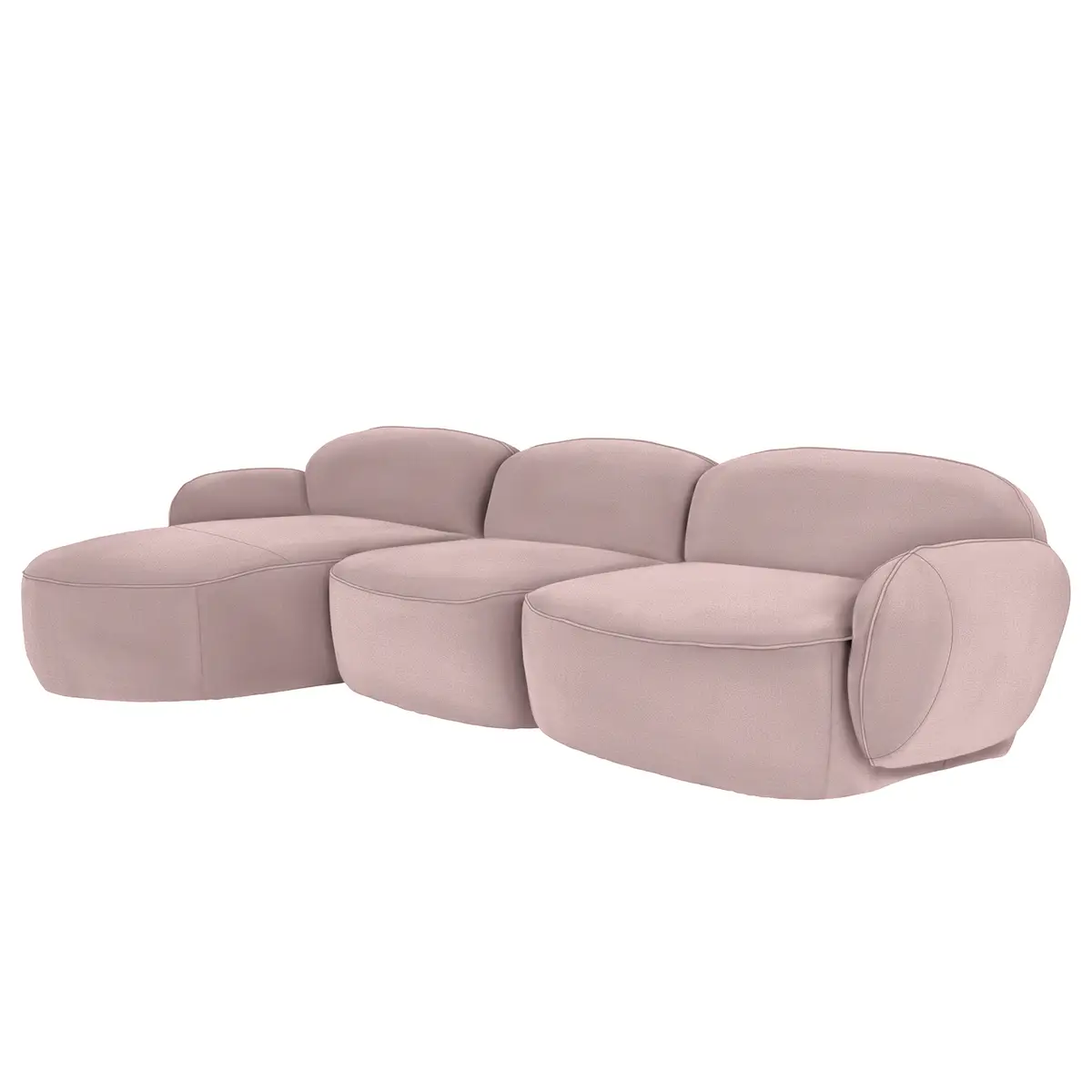 Ecksofa Vieux Colpo | Pink