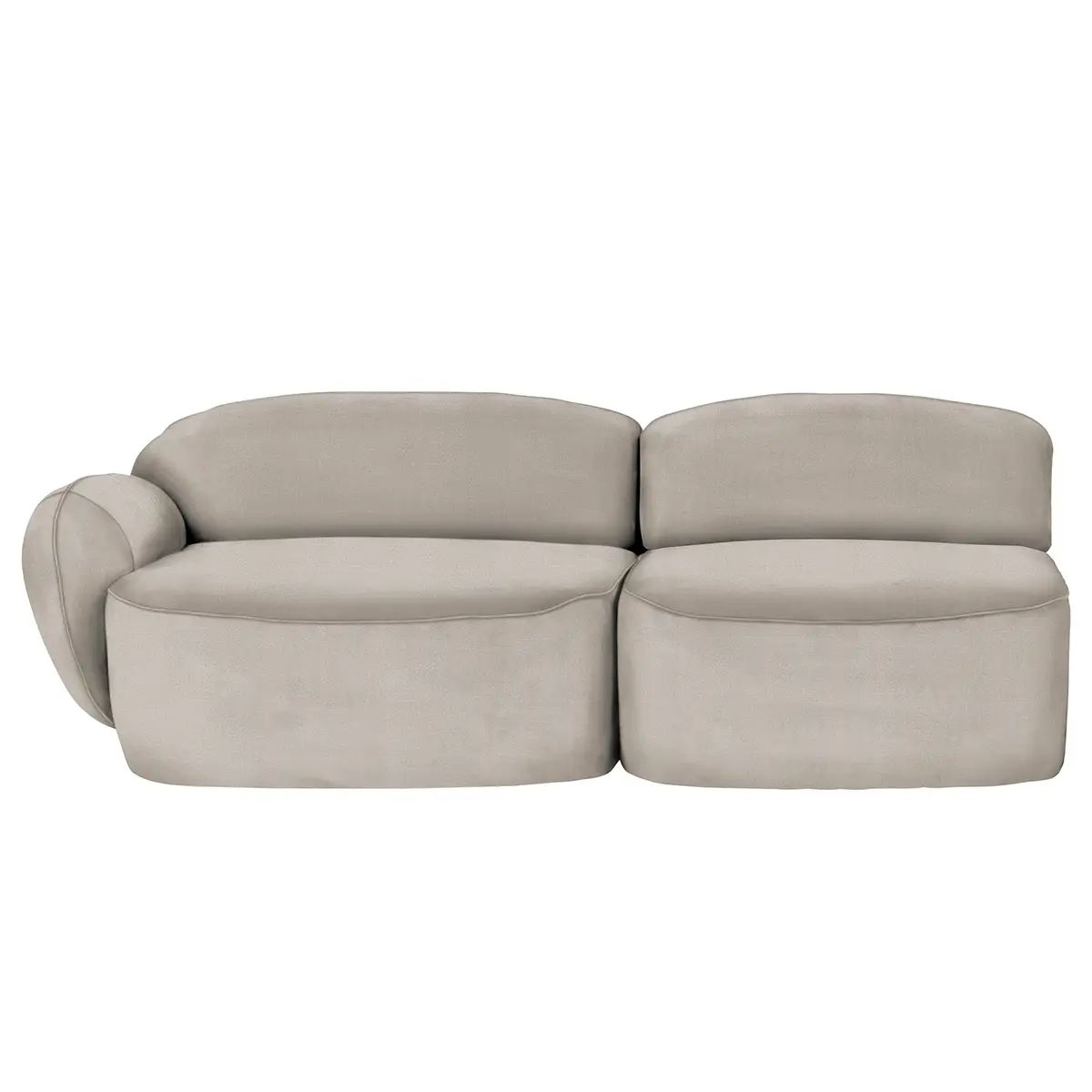 Sofa Vieux Colpo 2-Sitzer | Grau