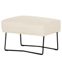 Polsterhocker Caleta | Beige