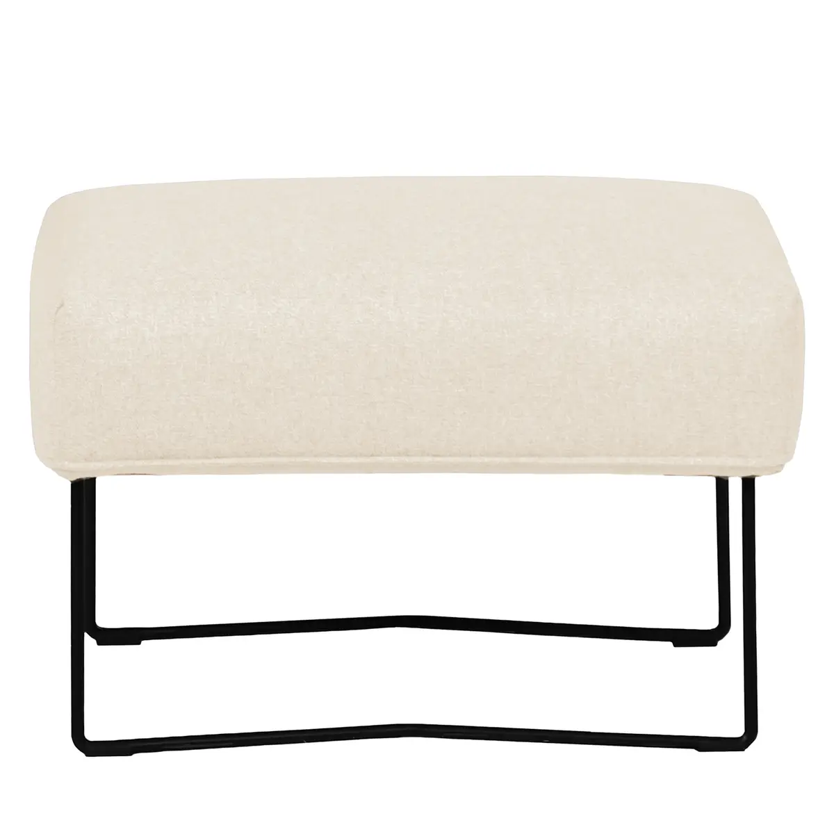 Polsterhocker Caleta | Beige