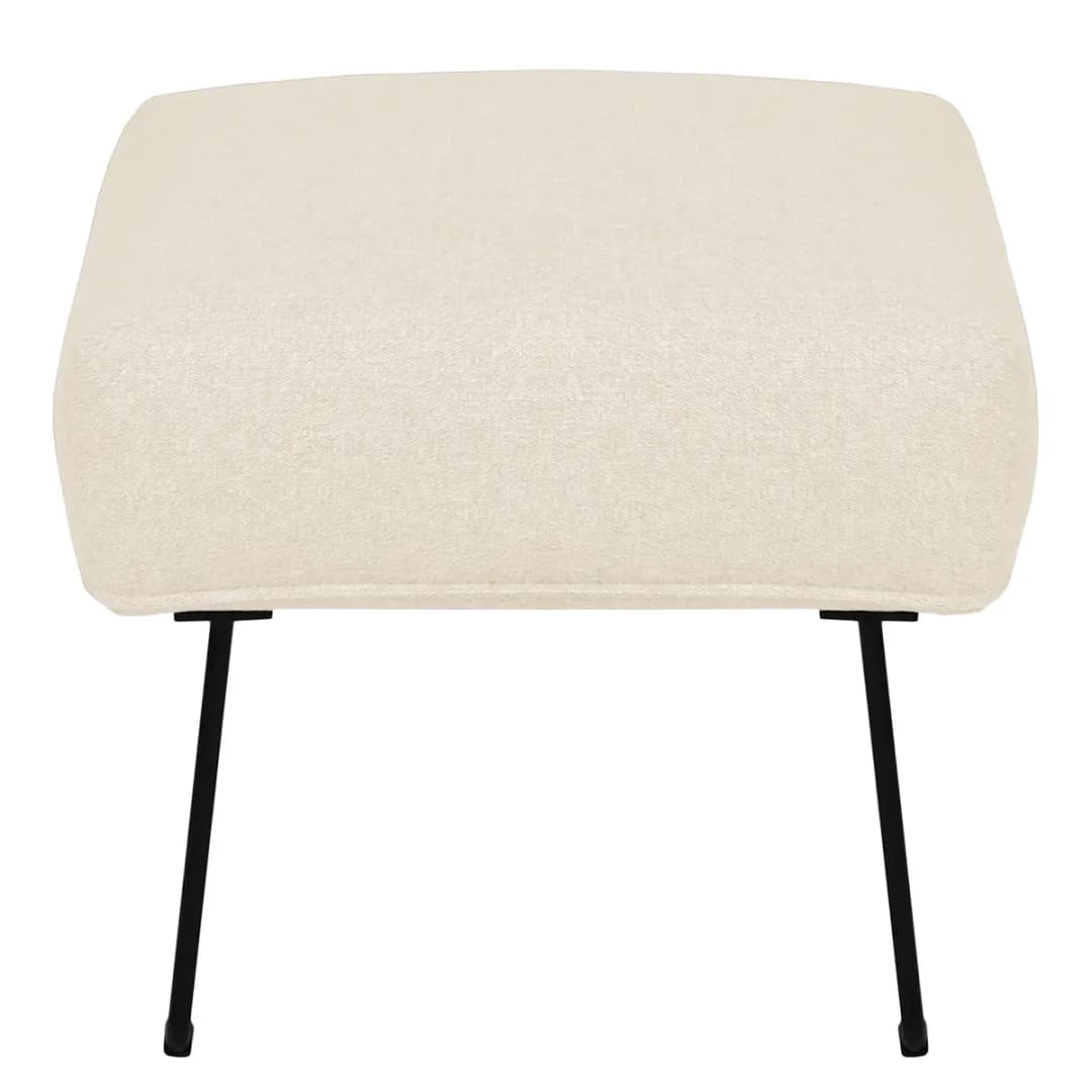 Polsterhocker Caleta | Beige