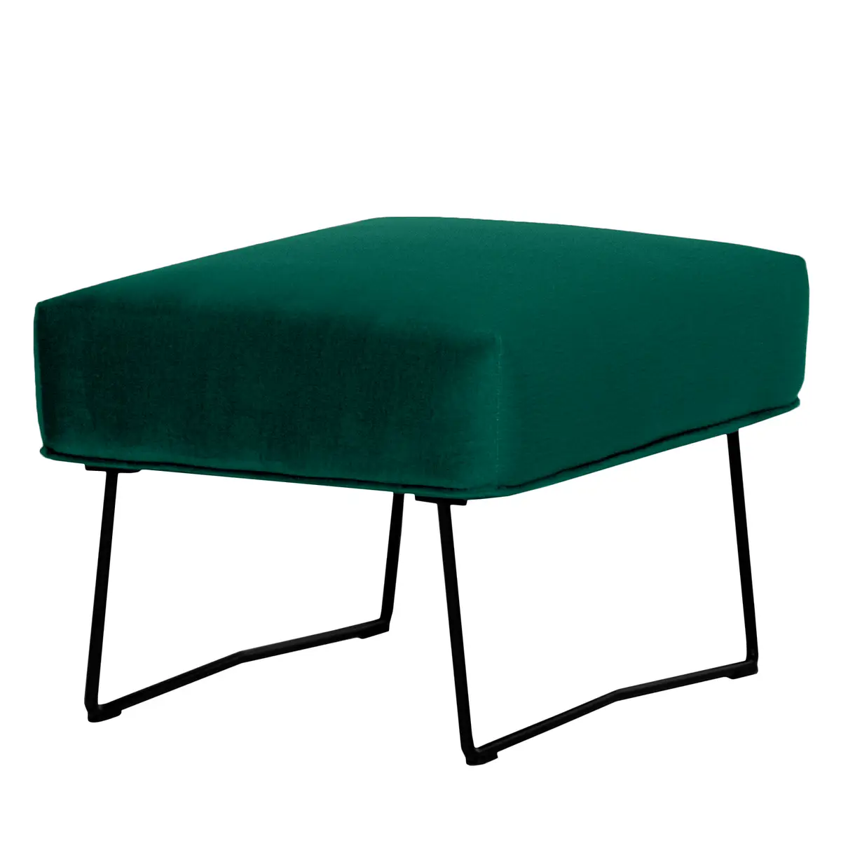 Polsterhocker Caleta | Grün