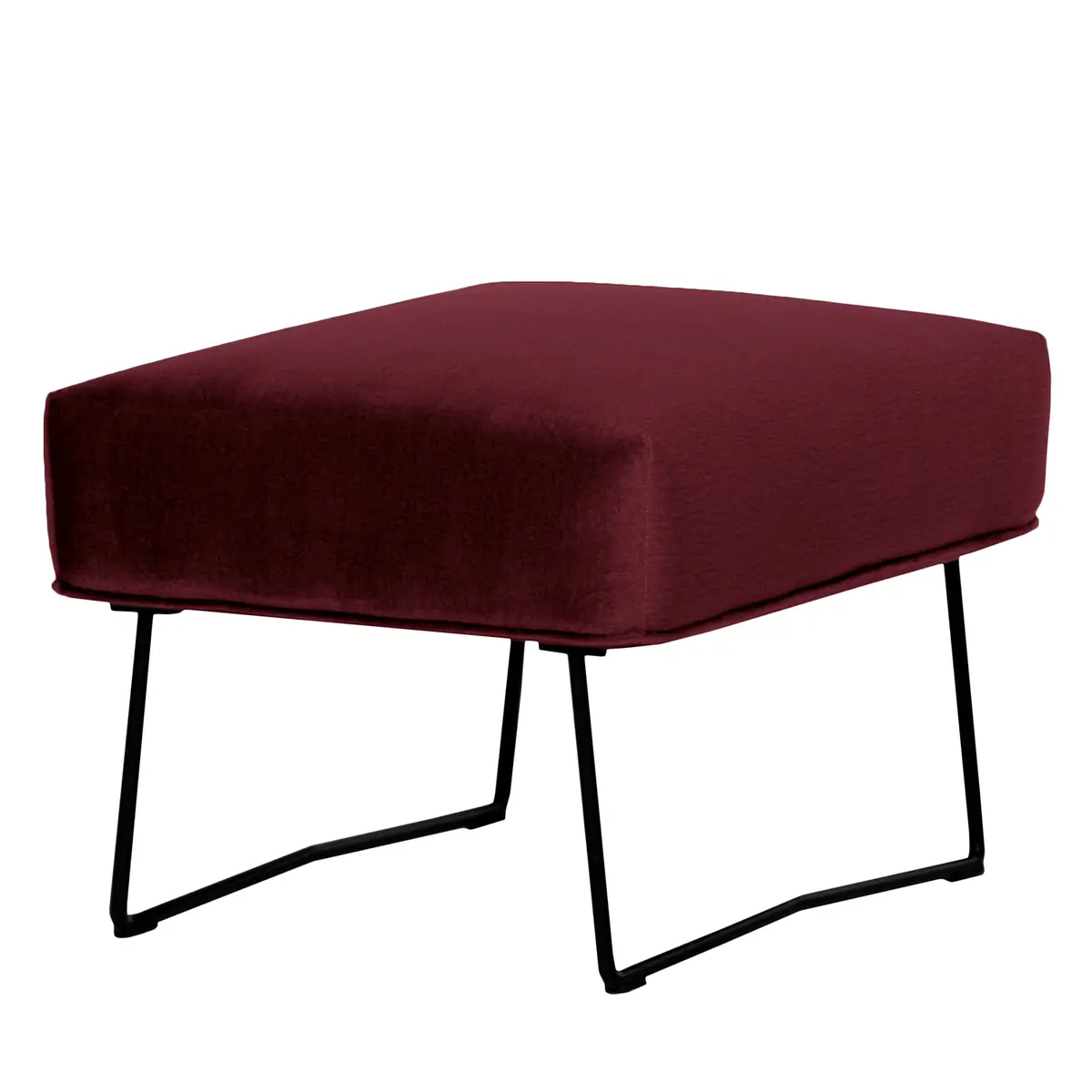 Polsterhocker Caleta | Rot