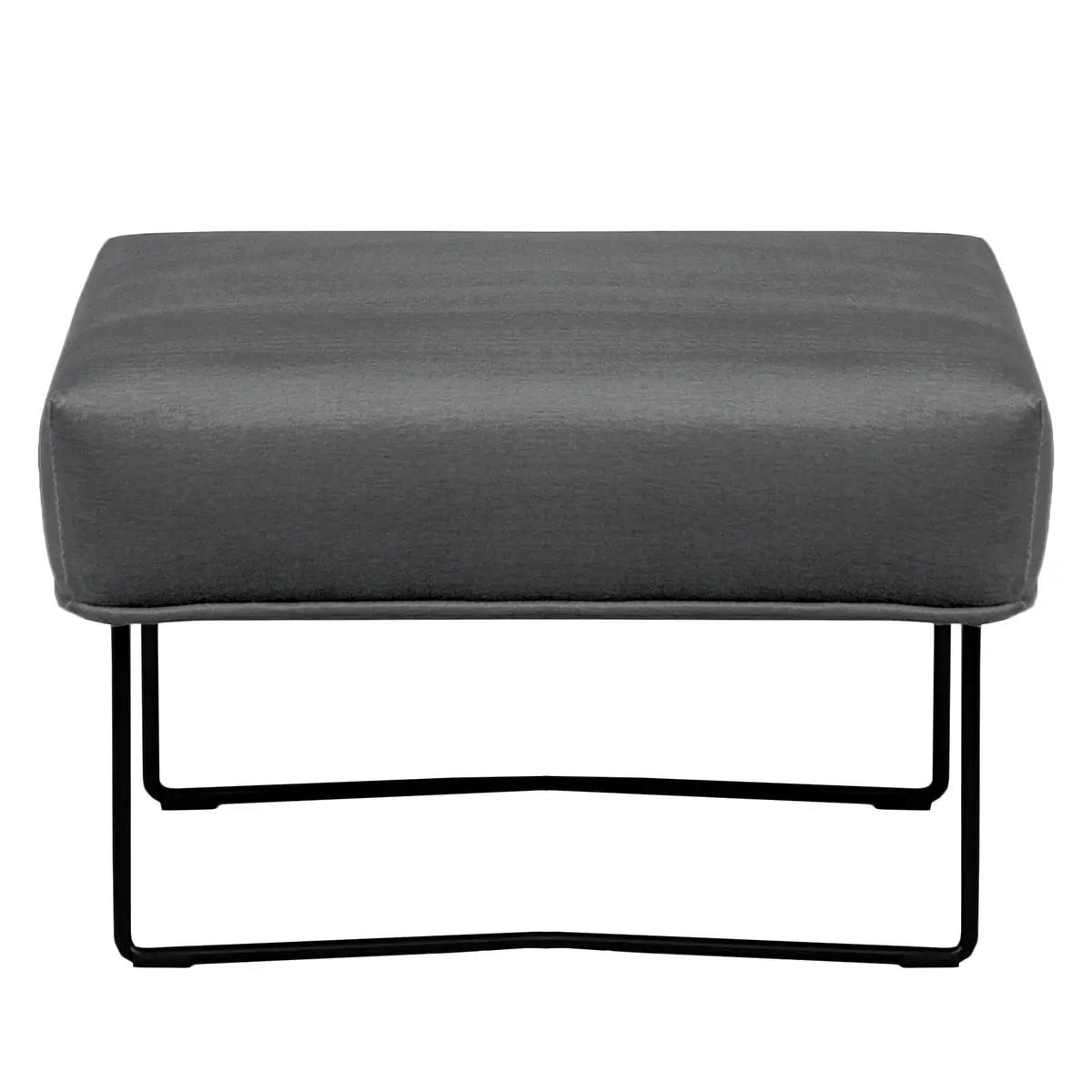 Polsterhocker Caleta | Grau