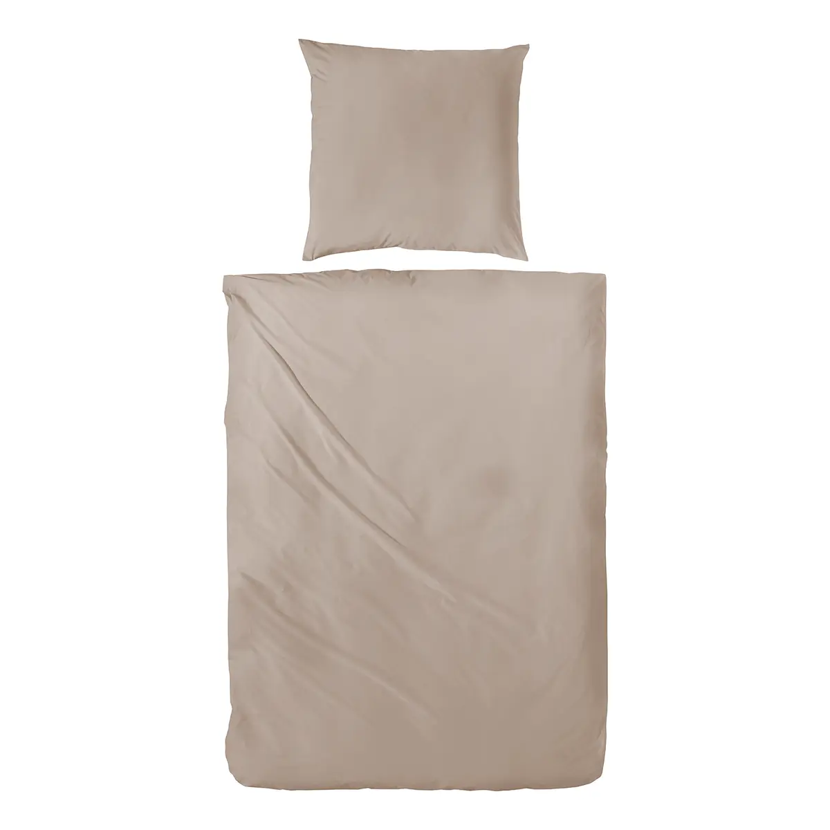 Luxus-Satin-Bettwäsche Montainville | Braun