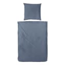 Luxus-Satin-Bettwäsche Montainville | Blau