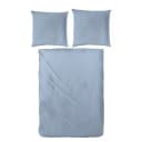 Luxus-Satin-Bettwäsche Montainville | Blau