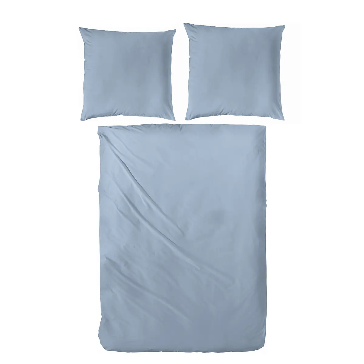 Luxus-Satin-Bettwäsche Montainville | Blau
