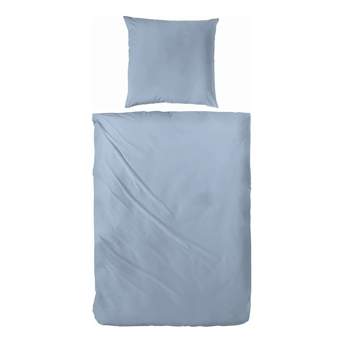 Luxus-Satin-Bettwäsche Montainville | Blau