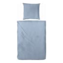 Luxus-Satin-Bettwäsche Montainville | Blau