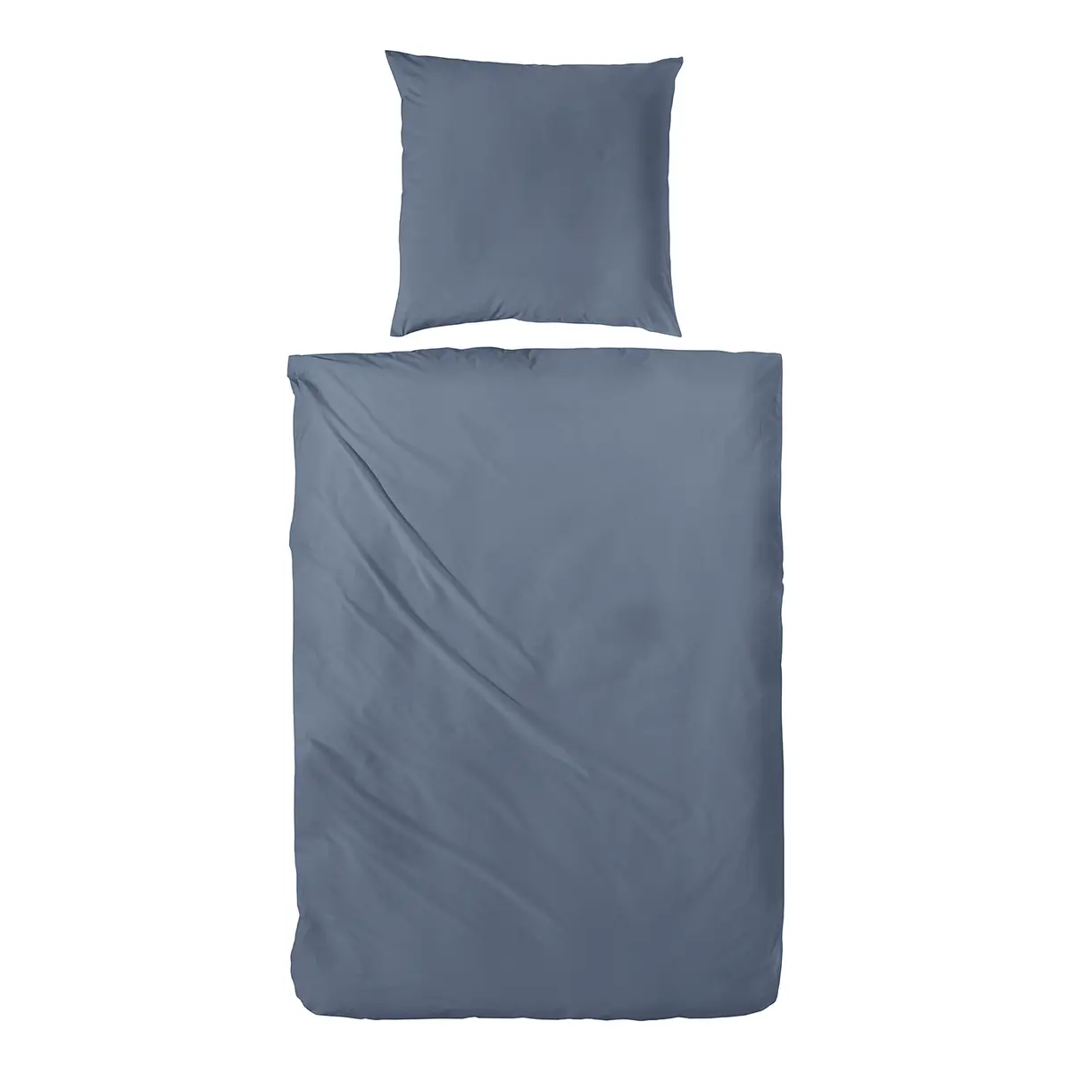 Luxus-Satin-Bettwäsche Montainville | Blau