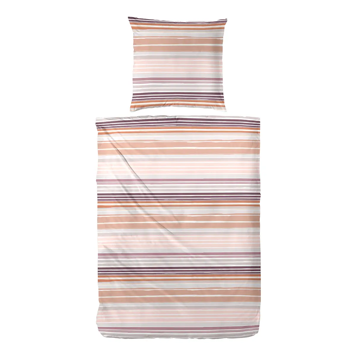 Bio-Renforce-Bettwäsche Wavy Stripe | Mehrfarbig