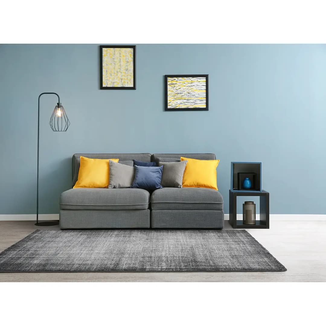 Teppich Campos Grau/Dunkelgrau 160 x 230cm | Grau