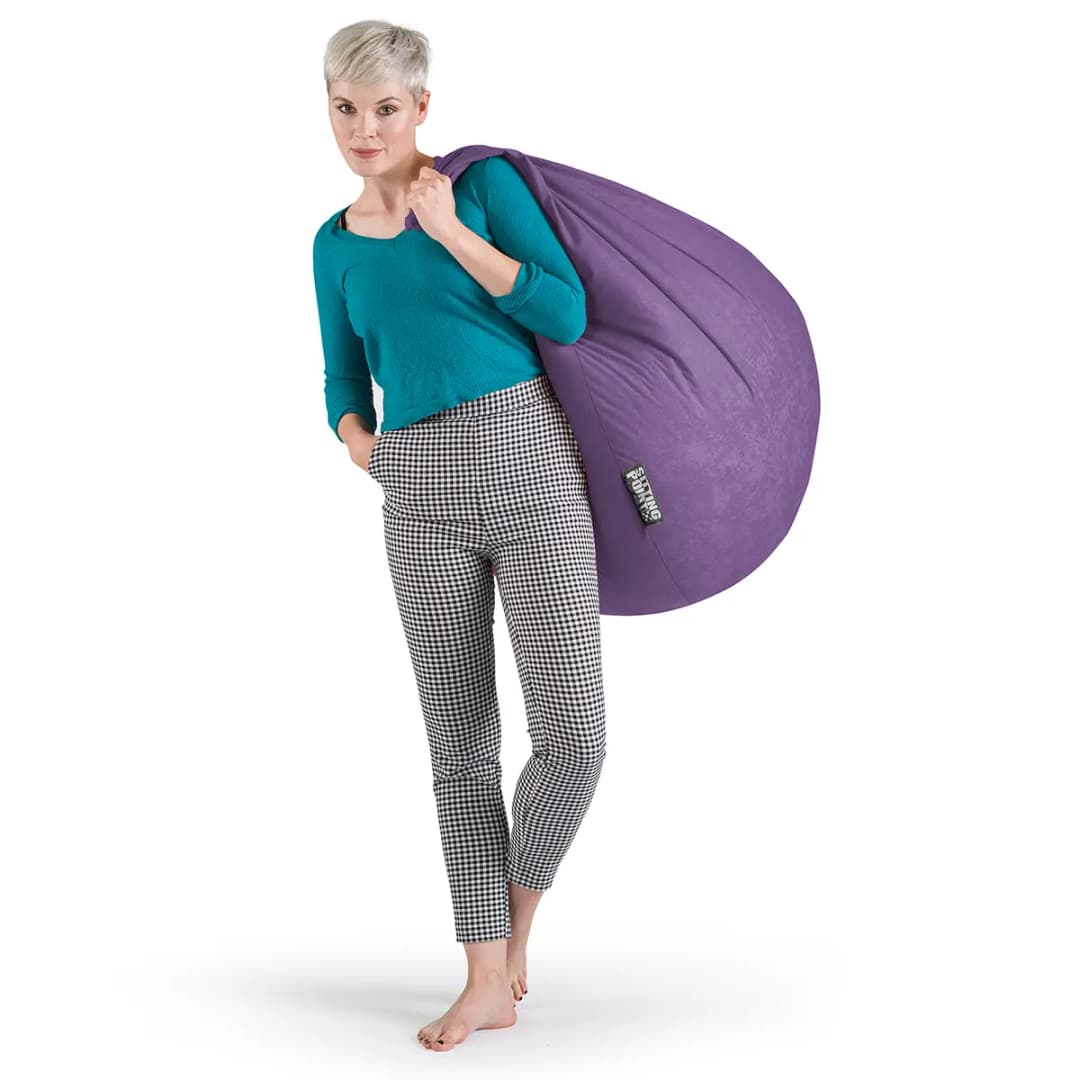 Sitzsack Ø 70cm Violett | Mehrfarbig