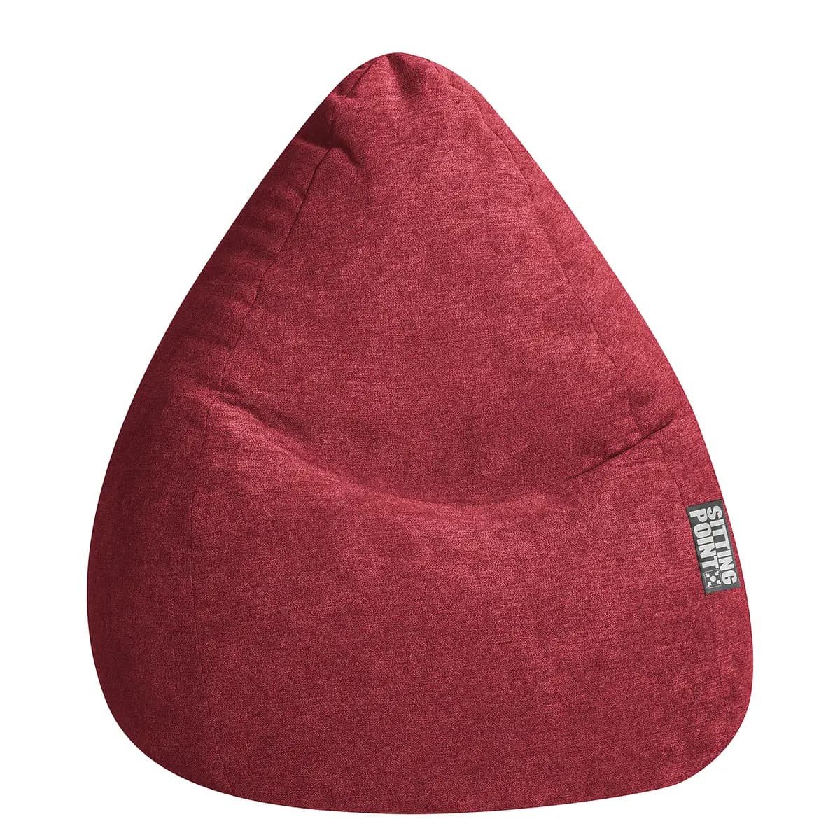 Beanbag Alfa XXL Ø 80cm Rot/Weinrot | Rot