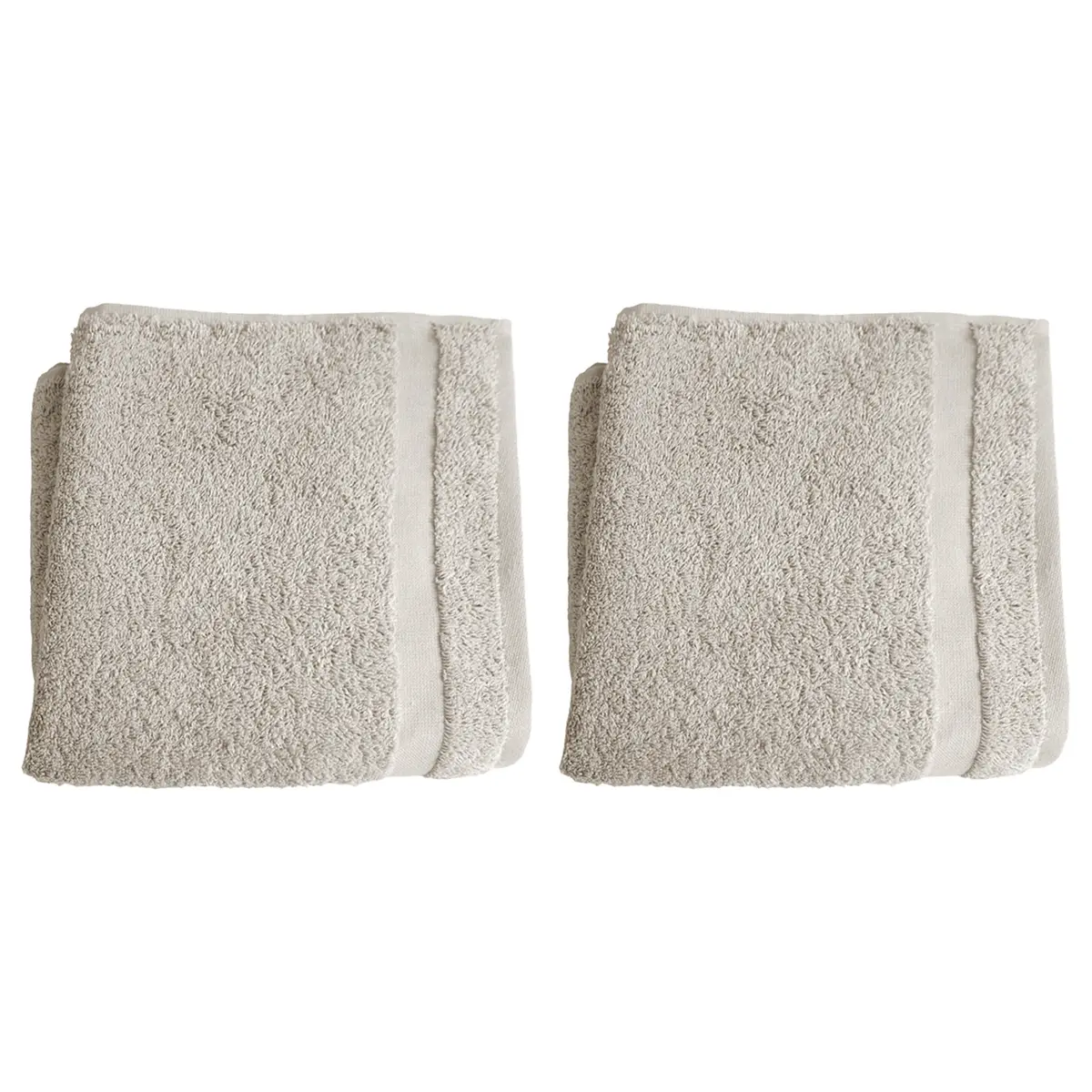 Bio Handtücher Organic Nature 2er-Set | Grau