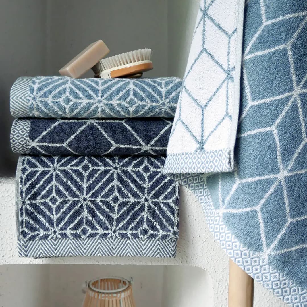 Duschtuch Design Jacquard II | Grau