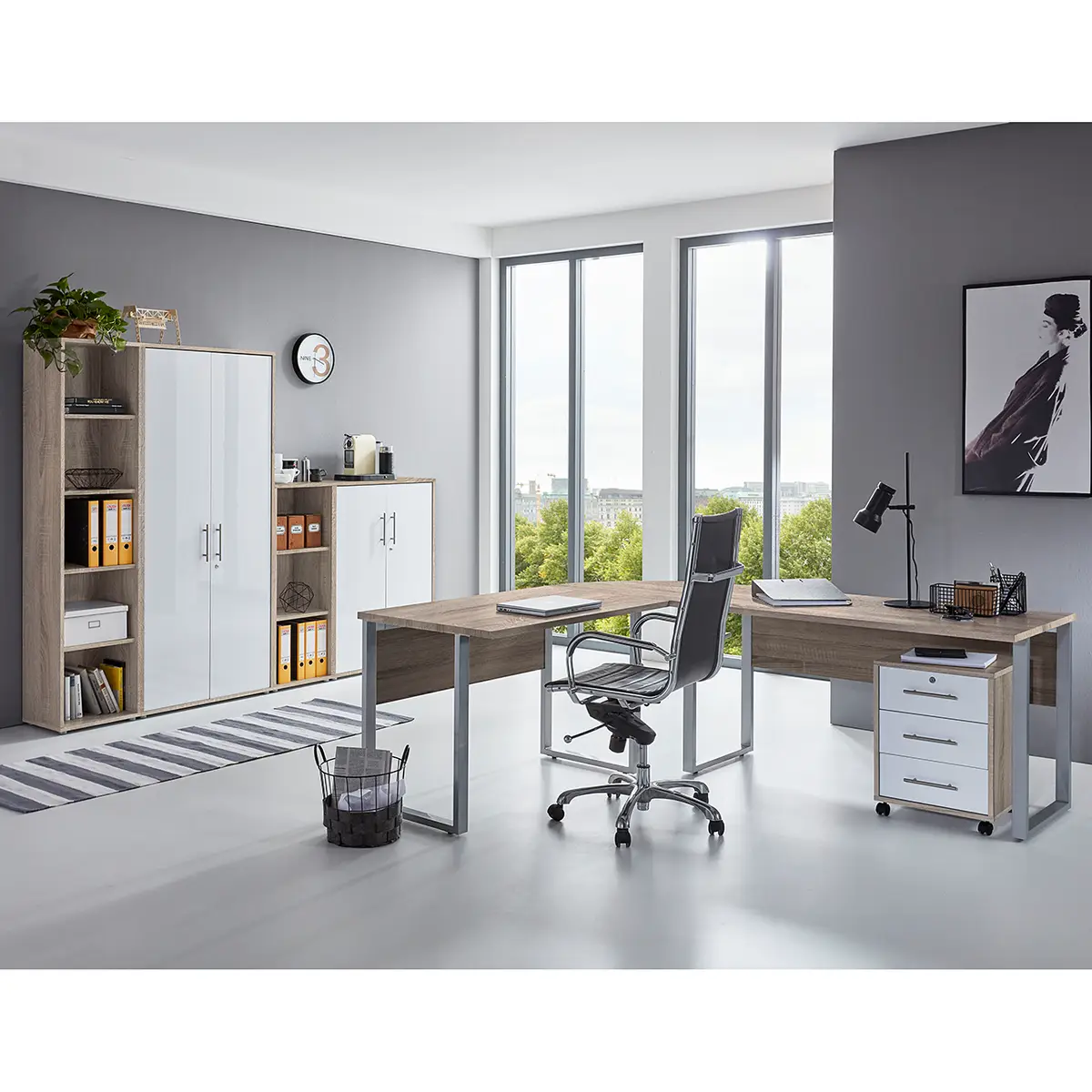 Büroset III 6-teilig | Beige