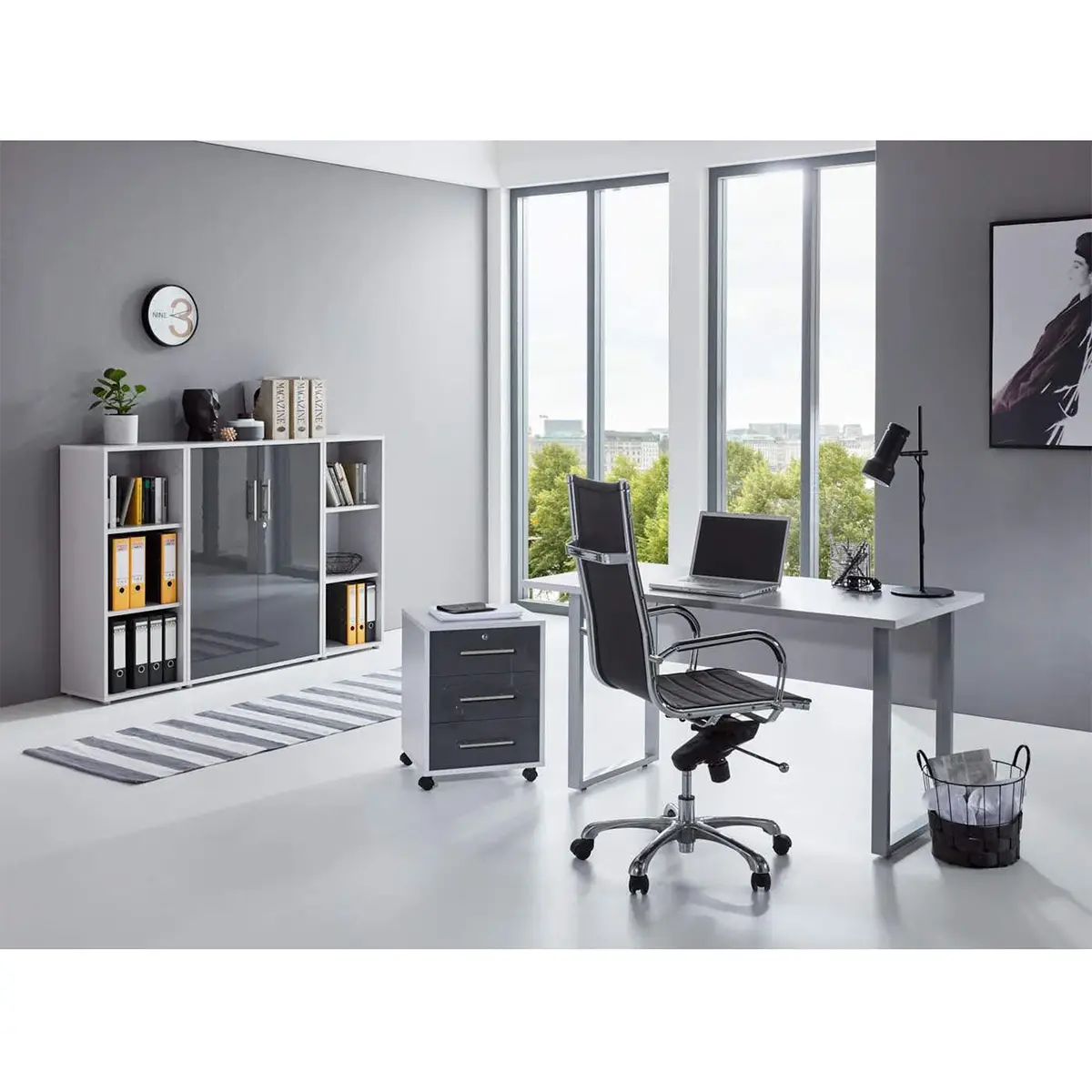 Büroset V | Grau