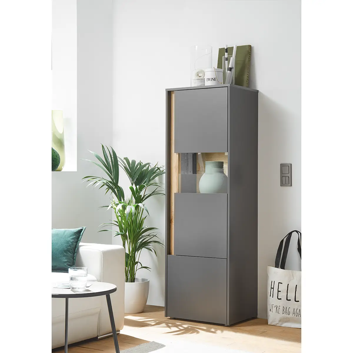 Highboard | Grau
