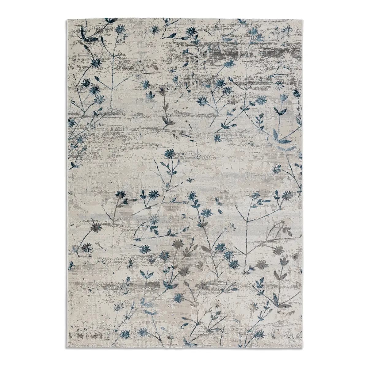 Kurzflorteppich Noa III Blau/Blau 80 x 150cm Mischgewebe | Blau