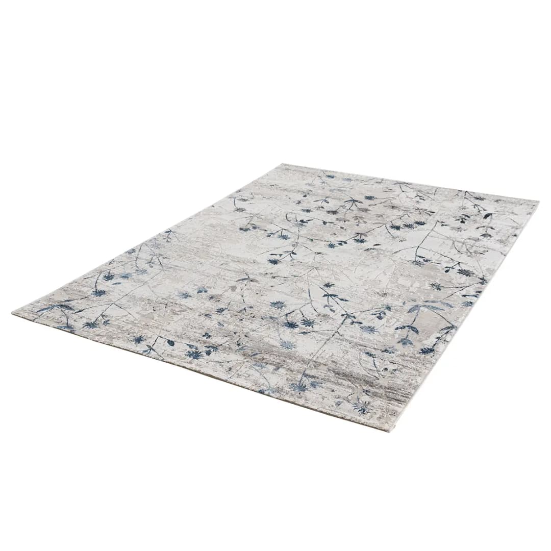 Kurzflorteppich Noa III Blau/Blau 160 x 230cm Mischgewebe