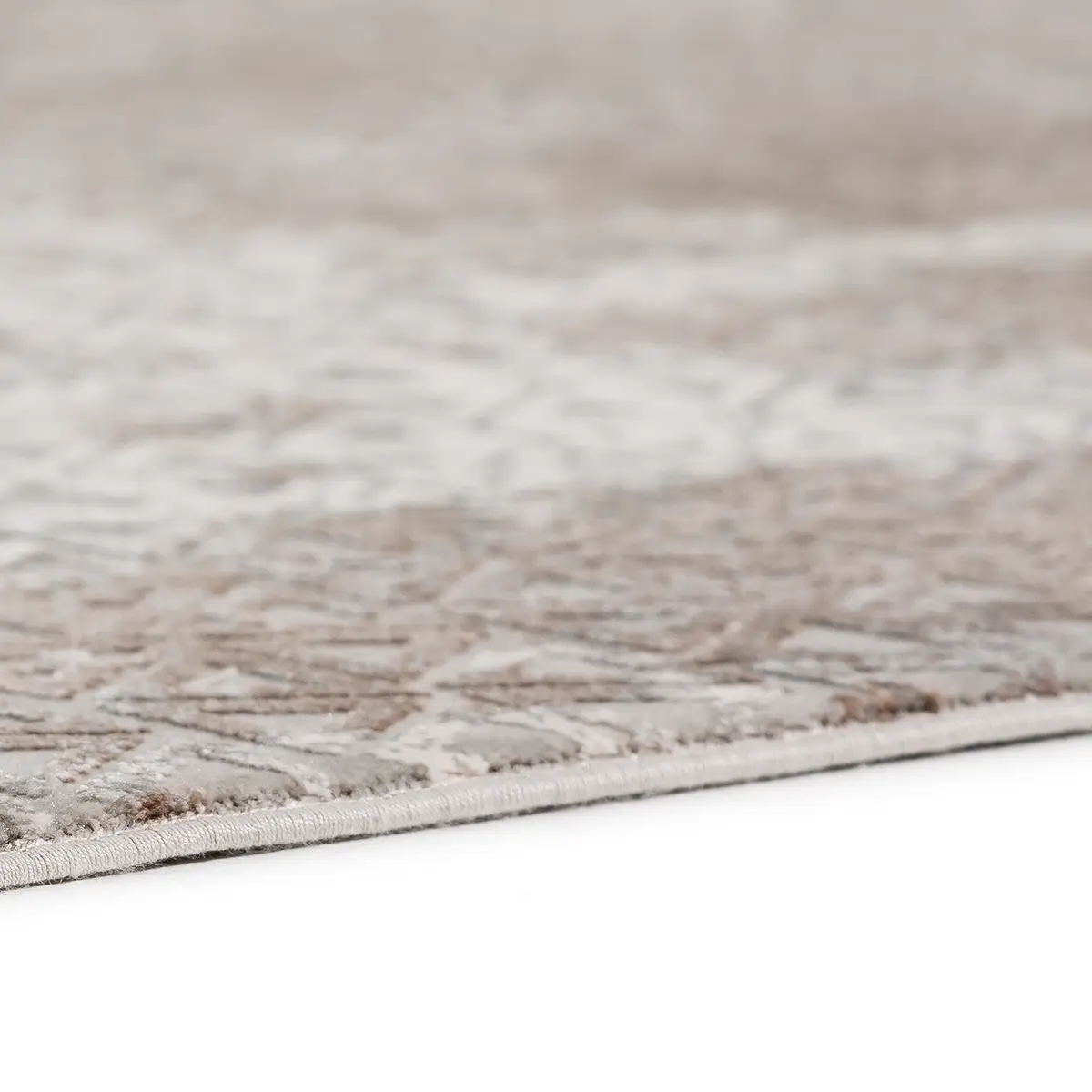 Kurzflorteppich Vision III Beige/Beige 80 x 150cm Mischgewebe