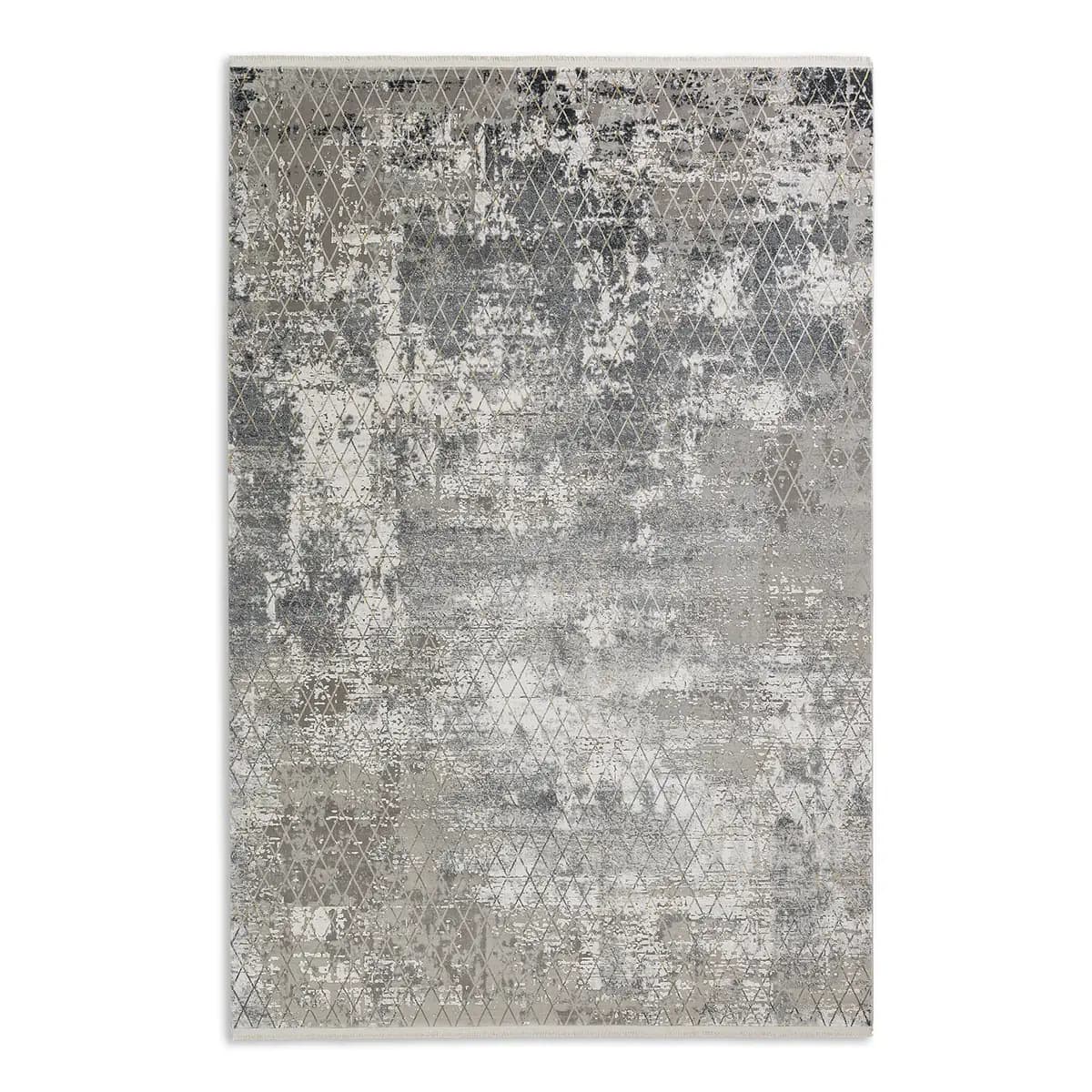 Kurzflorteppich Vision II Grau/Anthrazit 80 x 150cm Mischgewebe