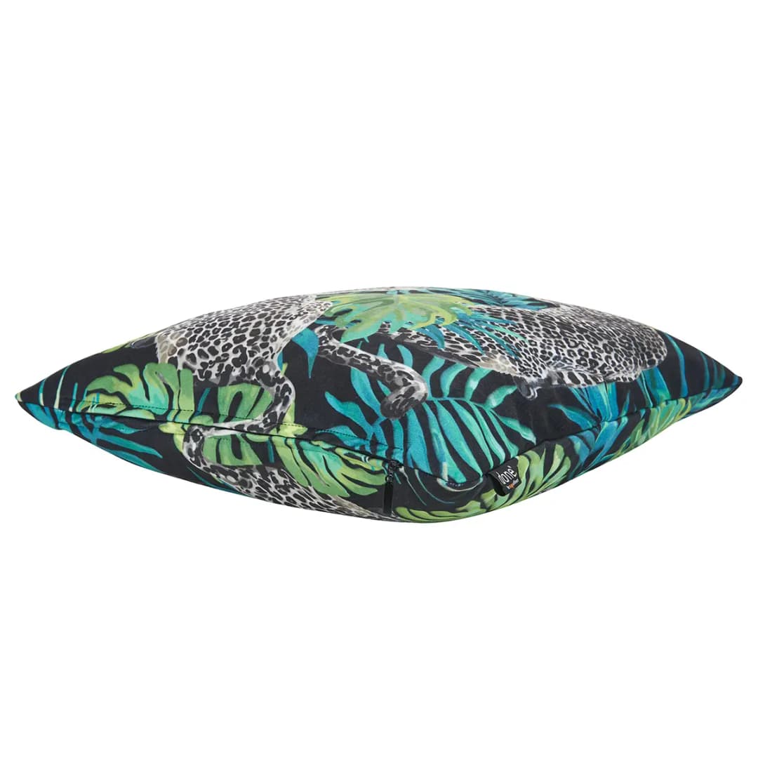 Kissenhülle Velour Leopard Multicolor 65 x 65cm Webstoff