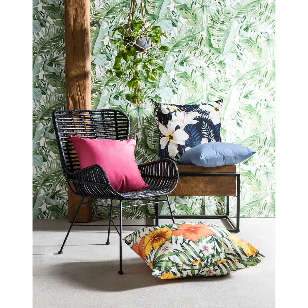 Kissen Outside Pink/Pink 45 x 45cm Polypropylen | Pink