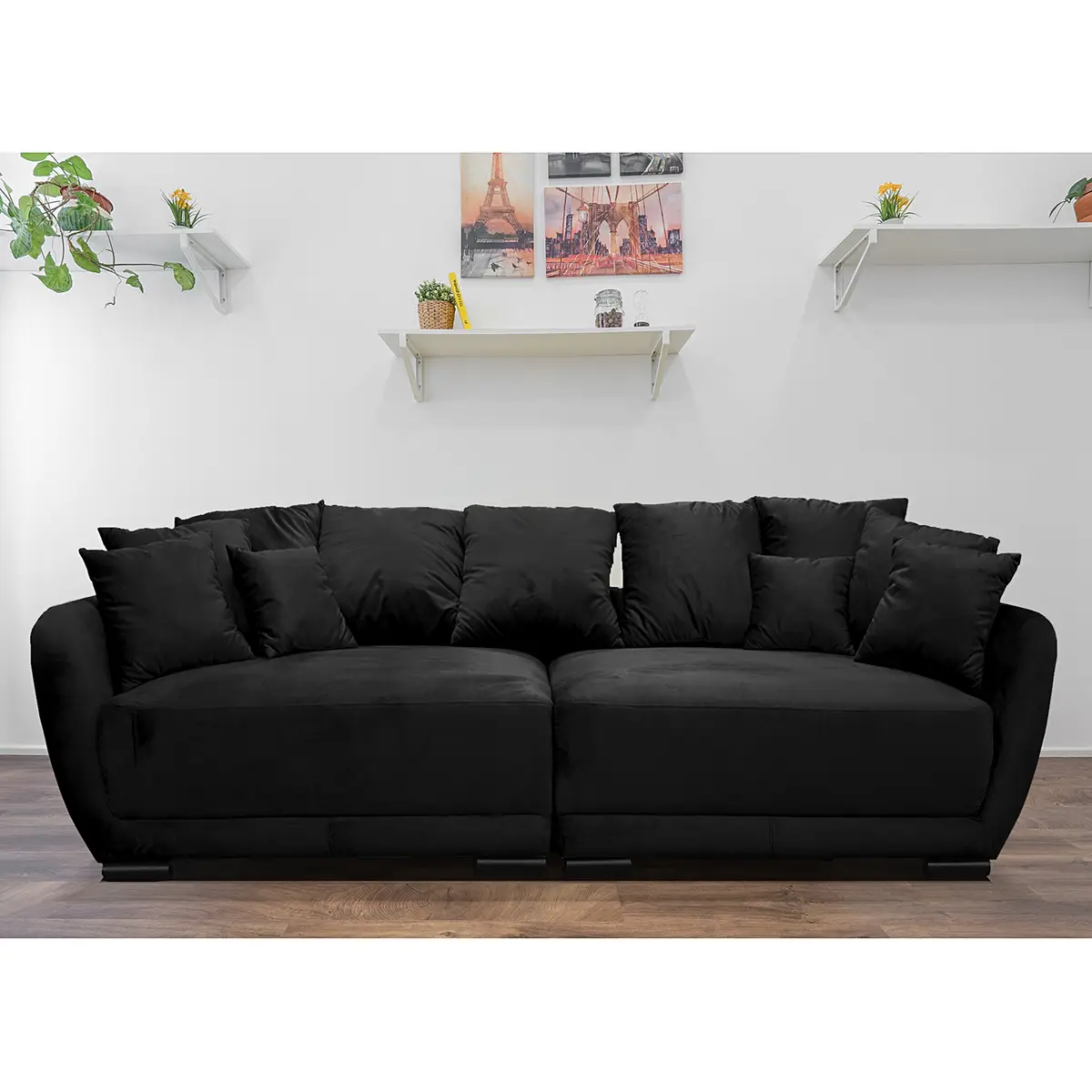 Bigsofa Tarnos | Schwarz