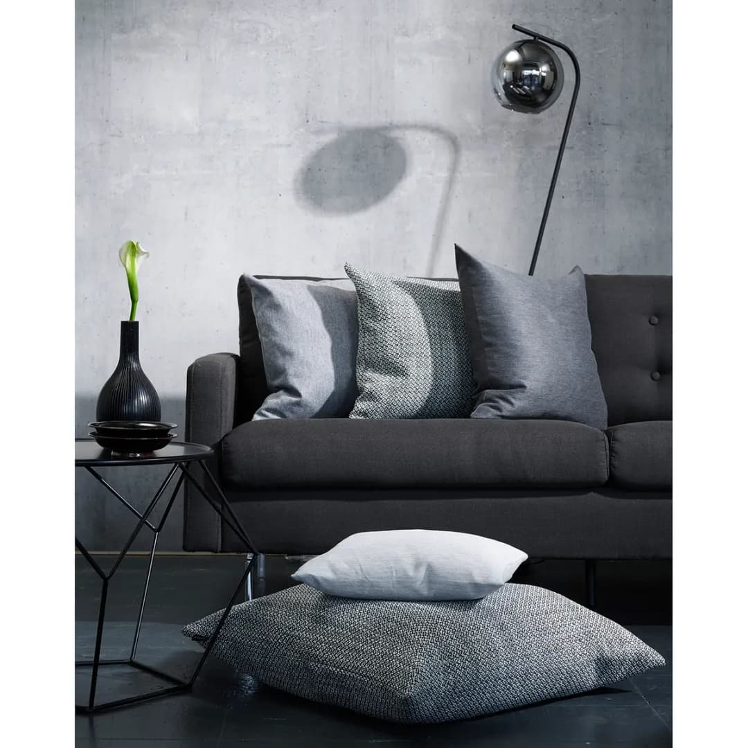 Kissenbezug Vermont Grau/Grau 70 x 70cm Webstoff | Grau