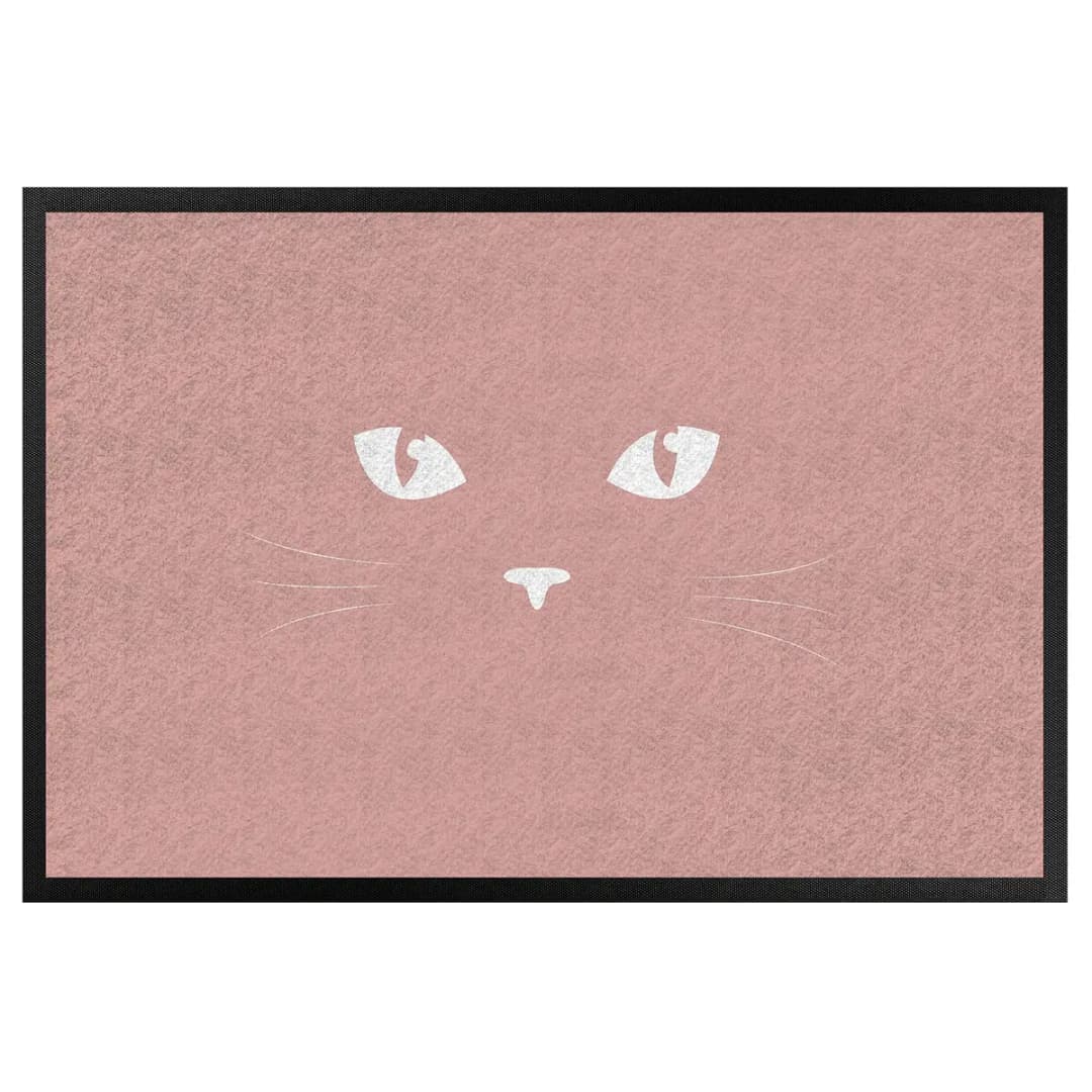 Fußmatte Katzenaugen | Pink