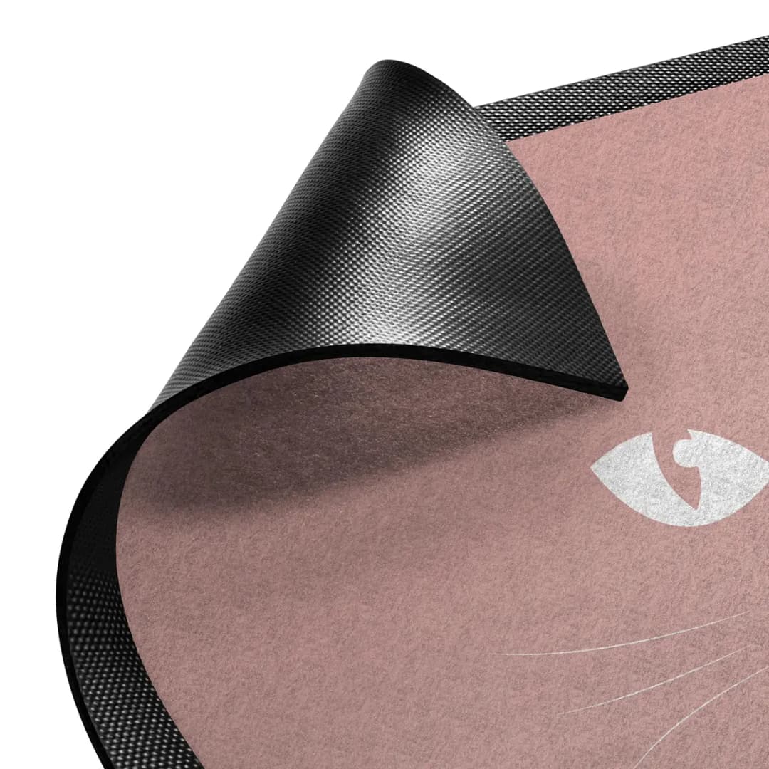Fußmatte Katzenaugen | Pink