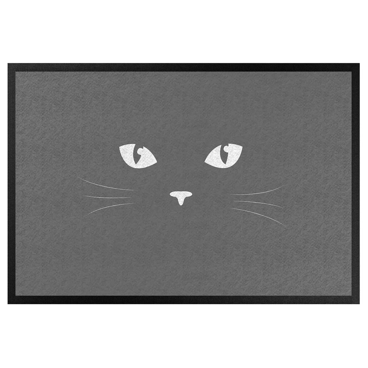 Fußmatte Katzenaugen | Grau